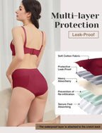 3 Pack XL Washable Leakproof Period Underwear - Reusable Incontinence Panties