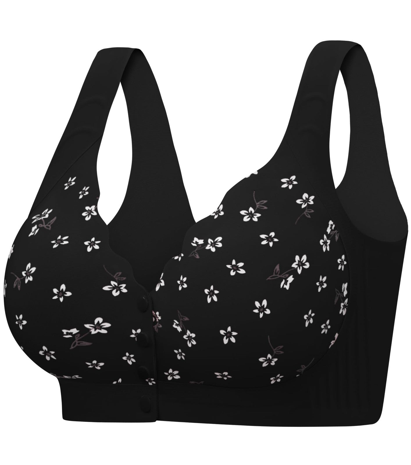 Seamless Daisy Bra for Women Front Closure Jelly Bras Soft,Post Surgery
