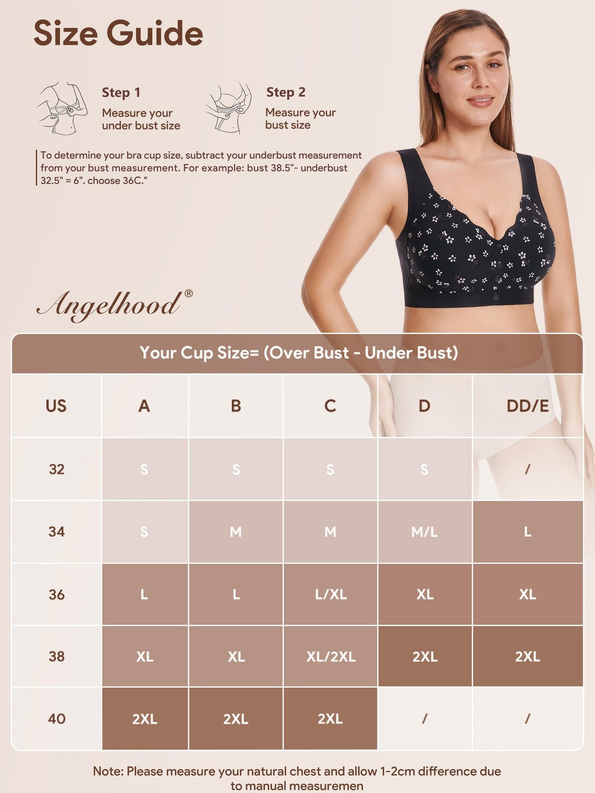 Seamless Daisy Bra for Women Front Closure Jelly Bras Soft,Post Surgery