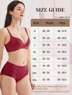 3 Pack XL Washable Leakproof Period Underwear - Reusable Incontinence Panties