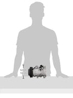 UAC CO 10736C A/C Compressor New AC Compressor Replacement Gray