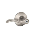 Schlage Accent Satin Nickel Classic Keyed Entry Door Handle F51 V Acc 619
