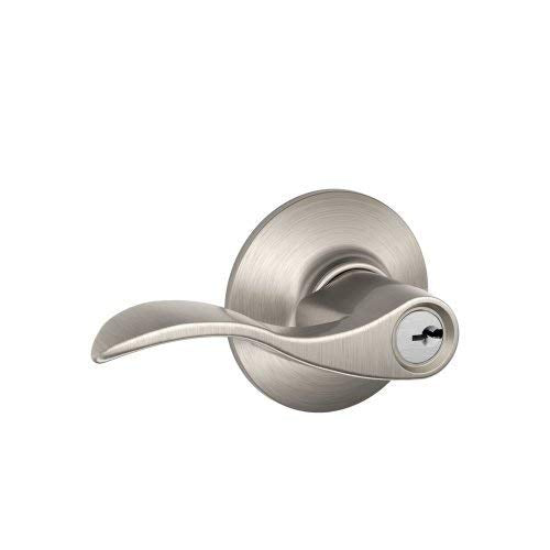 Schlage Accent Satin Nickel Classic Keyed Entry Door Handle F51 V Acc 619