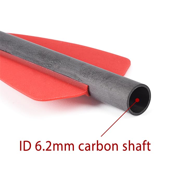 7.5"/15" Carbon Crossbow Bolts R9 Arrows 100 Grain Tips Hunting Target