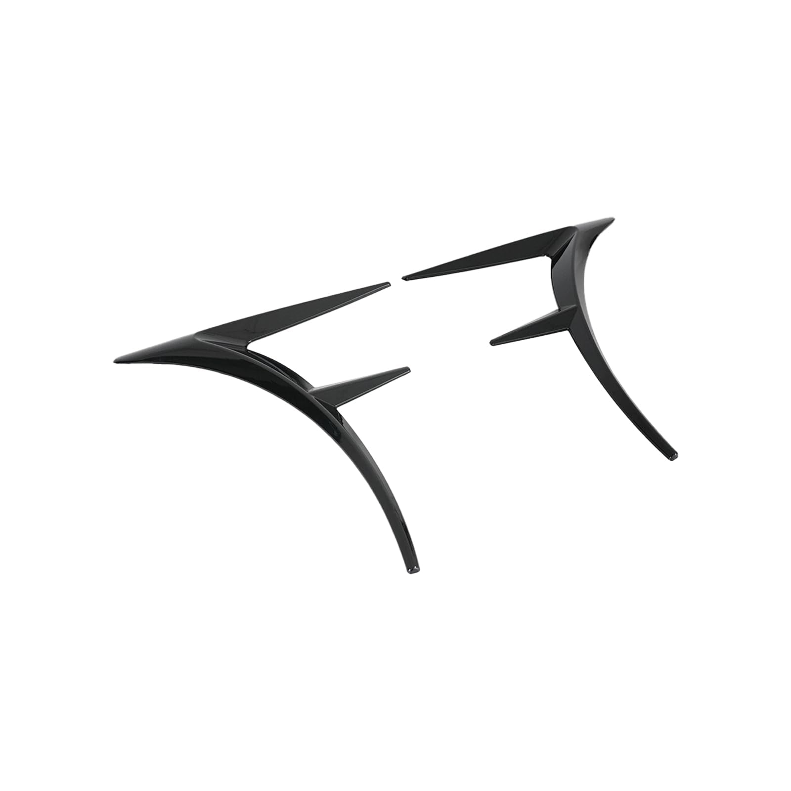 MUNALP A Pair Front Fender Side Air Flow Fender Vent Cover Trim ABS for Lexus