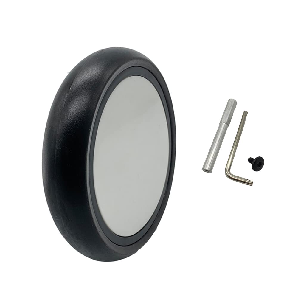 Stroller Replacement Rubber Wheels Front and Rear Wheel Stroller Accessory