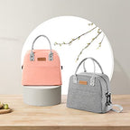 Insulated Lunch Bag Large Leakproof Reusable Cooler Box for Office Travel Unisex