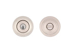Kwikset SmartKey Security Satin Nickel Entry Knob KW1 2-3/4 in.