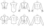 McCall Pattern Company McCall's M7957E6 Women's Twist-Front Shirt Sewing