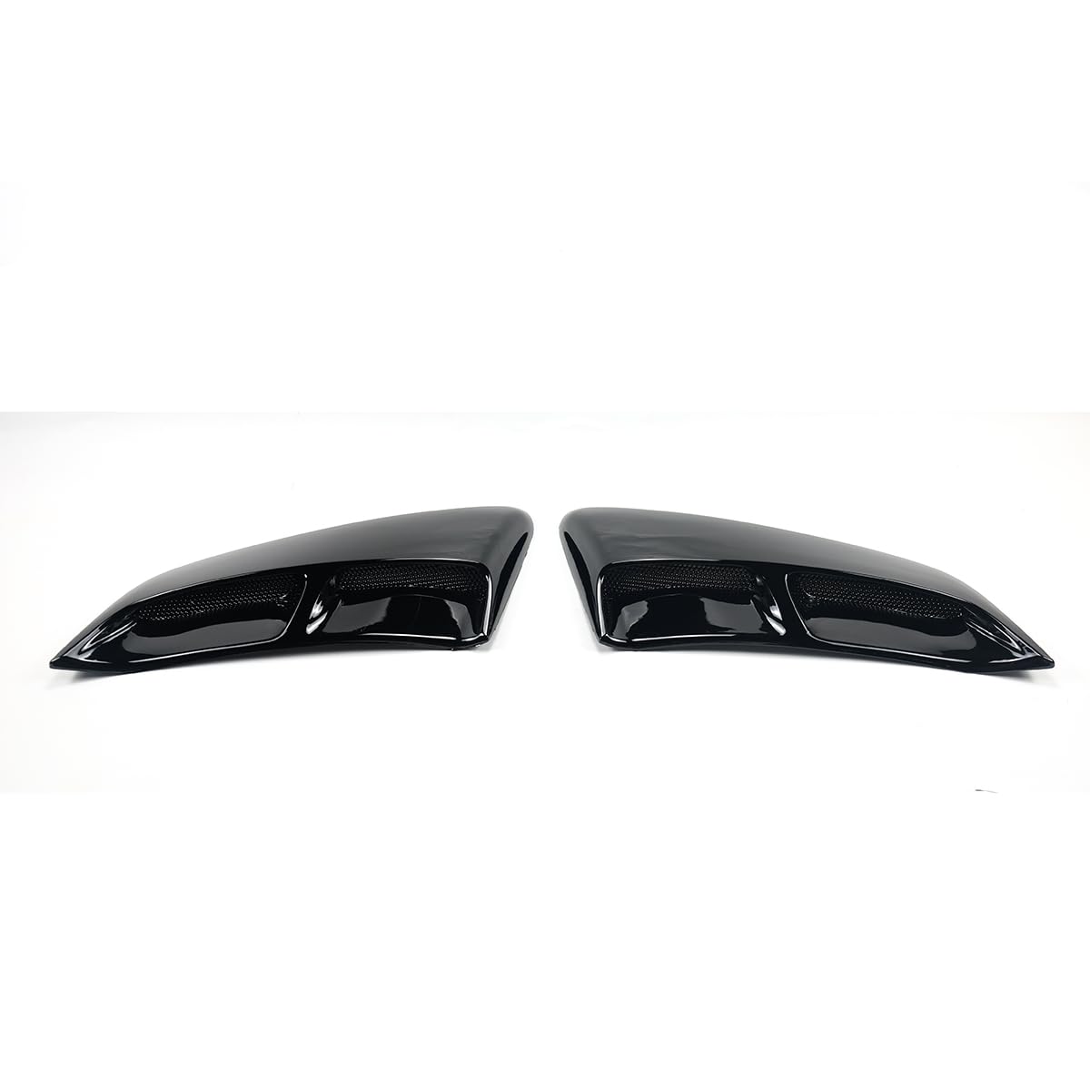 Pair Rear Quarter Panel Side Body Fenders Door Scoop Air Outlet Trim Compatible