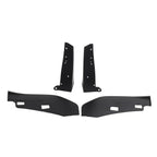 1 Pair of Car Front Bumper Side Corner Spoiler Winglet Splitter Black Prevent