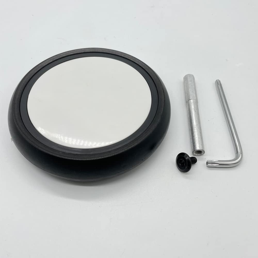 Stroller Replacement Rubber Wheels Front and Rear Wheel Stroller Accessory