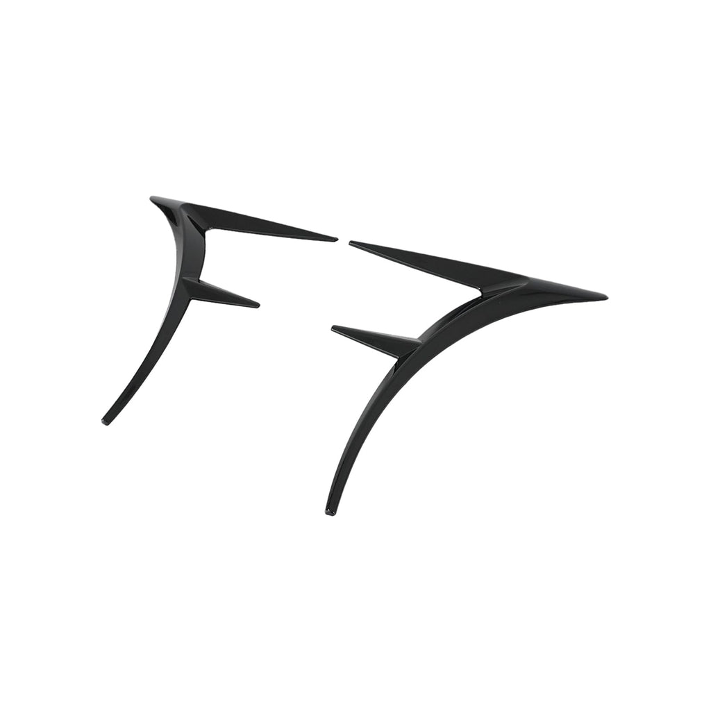 MUNALP A Pair Front Fender Side Air Flow Fender Vent Cover Trim ABS for Lexus
