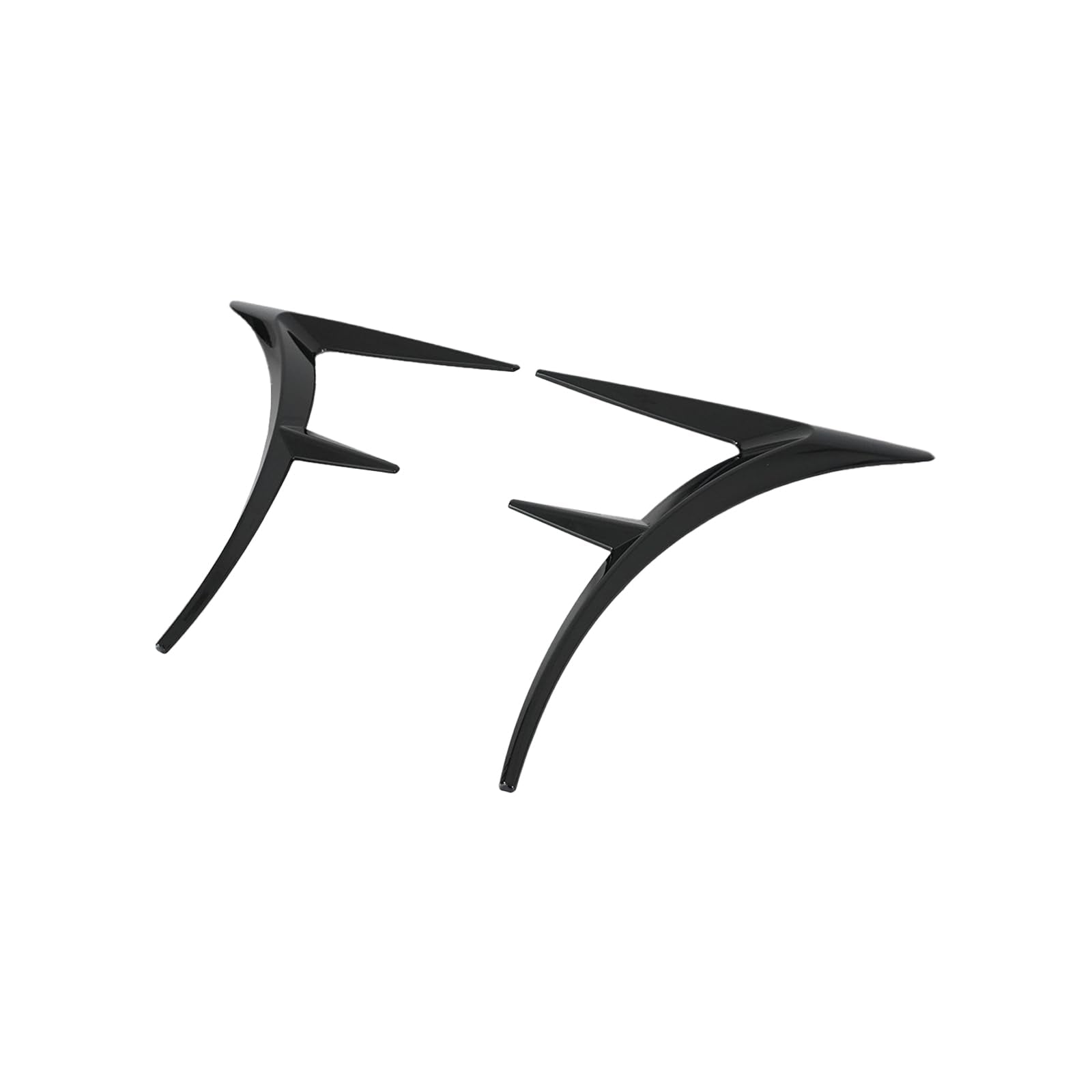 MUNALP A Pair Front Fender Side Air Flow Fender Vent Cover Trim ABS for Lexus