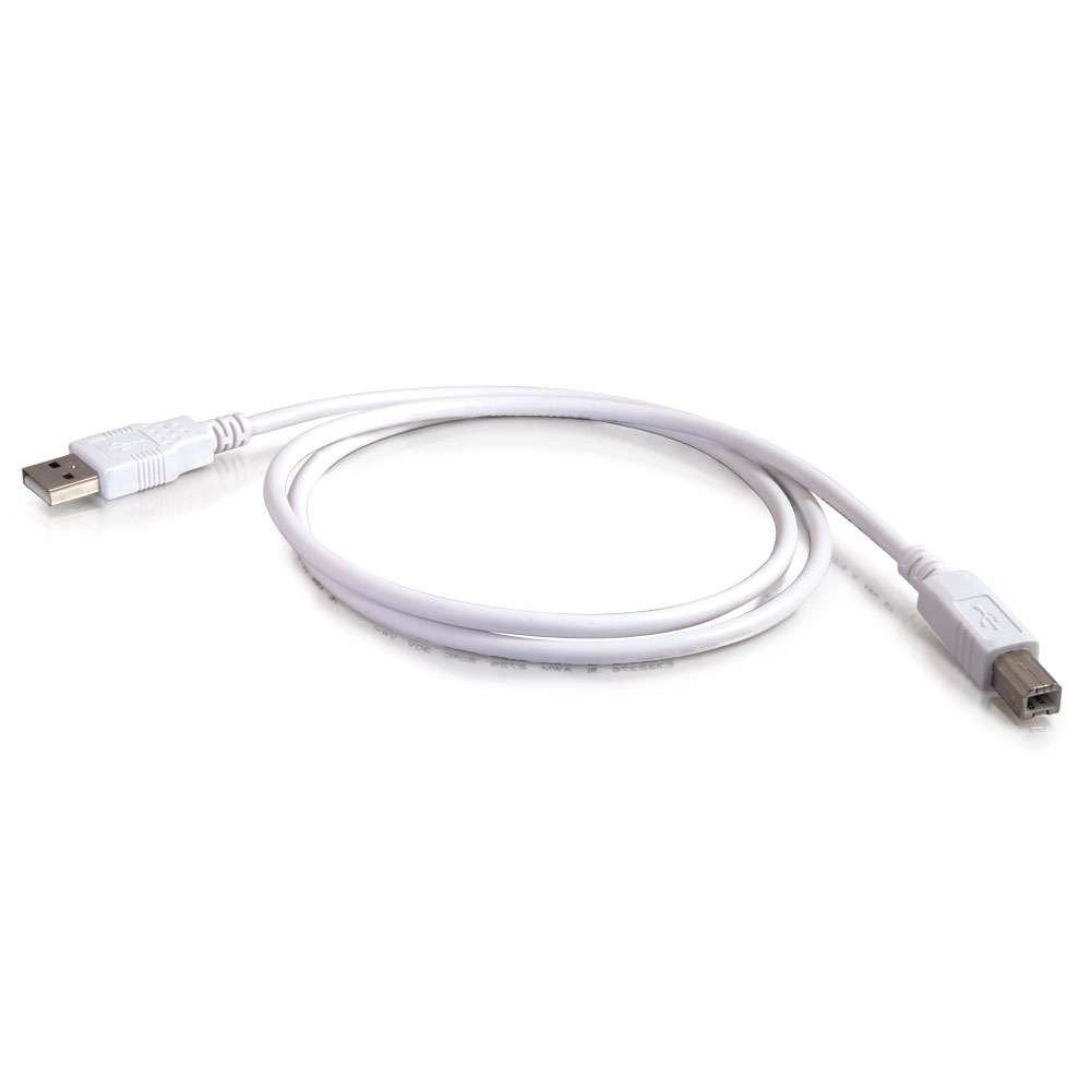 Cables To Go 13401 USB 2.0 A Male to B Male Cable 15 Feet White