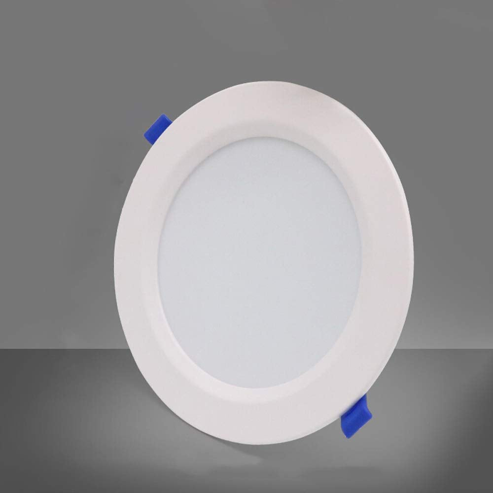 10 Pack 5W Recessed LED Ceiling Panel Lights Round Aluminum Downlight White