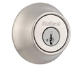 Kwikset 660 Satin Nickel Single Cylinder Deadbolt Featuring SmartKey Security