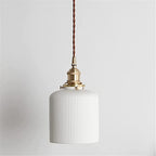 2 Pack OTTOSON SEEAIRSHOP Modern Ceramic Pendant Light Fixtures Nordic Cylinder