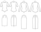 McCall Pattern Company McCall's Women's Close Fit Pullover Top and Skirt, Sizes