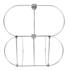 Thonlai Foldable Boat Fenders Holder Rack, 304 Stainless Steel Double Rack with