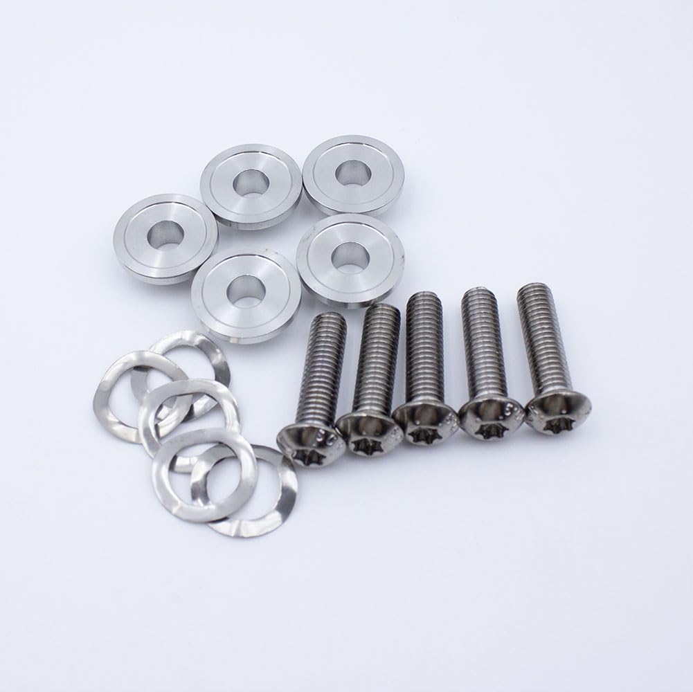 YDDVEHI 2X Brake Rotor Bolts Hardwares for Harley Electra Glide Road King Street Glide Road Glide 2009-2023 Enforcer Impeller Wheel Rotor Bolts Washers Hardwares