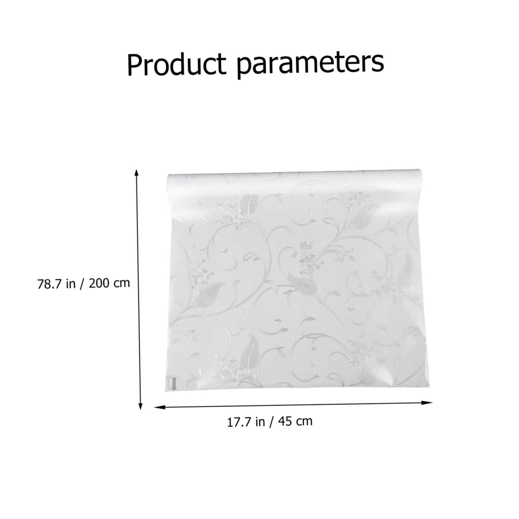 OHPHCALL Window Privacy Film Heat Frosted Sticker Static Cling Glass Door Film