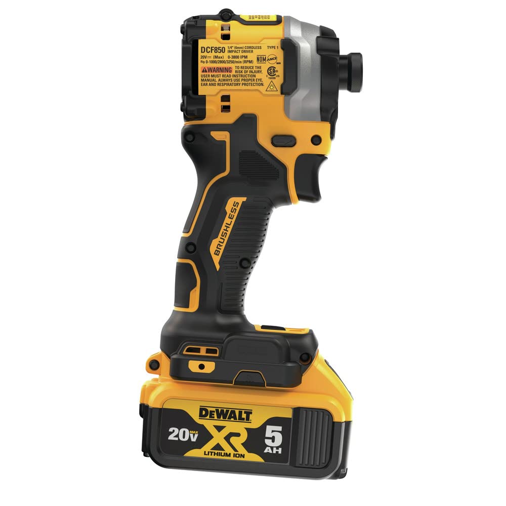 DEWALT ATOMIC 20V MAX 1/4 in. Brushless Cordless Impact Driver Kit with Battery