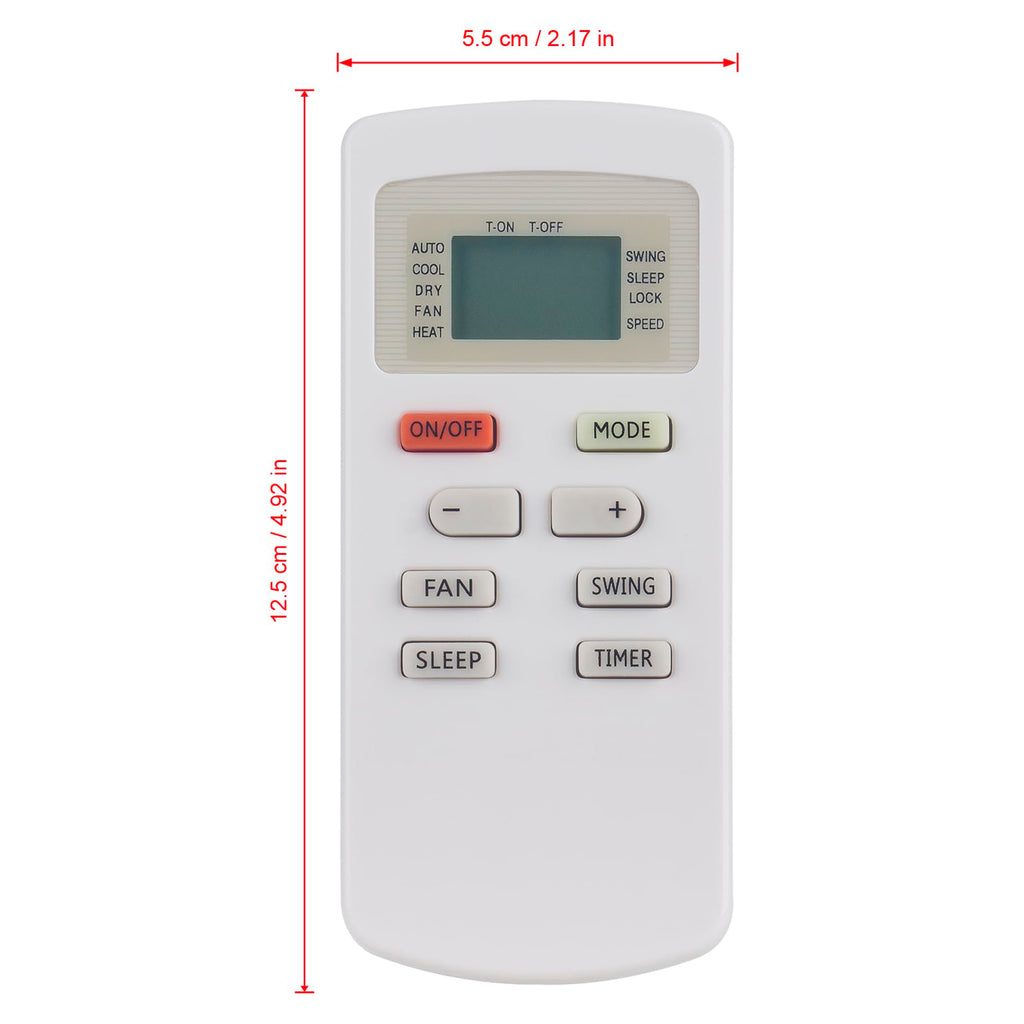 YX1F Replace AC Remote Control Compatible with GREE TOSOT AIR-CON Split A/C Air