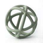 TOPGOMES Baby Teether Ball Toy, BPA Free Silicone Soft Ball Easy to Hold Teether