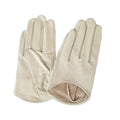 LAQWARM Women Short Real Leather Dress Gloves TOUCHSSCREEN Half Palm 5" Genuine