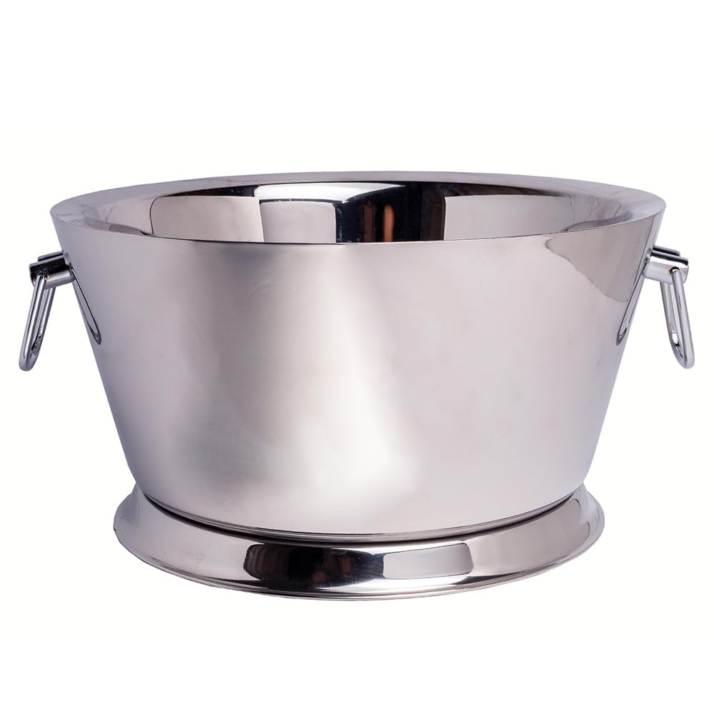 Insulated Beverage Tub 3.2 Gal Double Wall Stainless Steel Ice Bucket Party