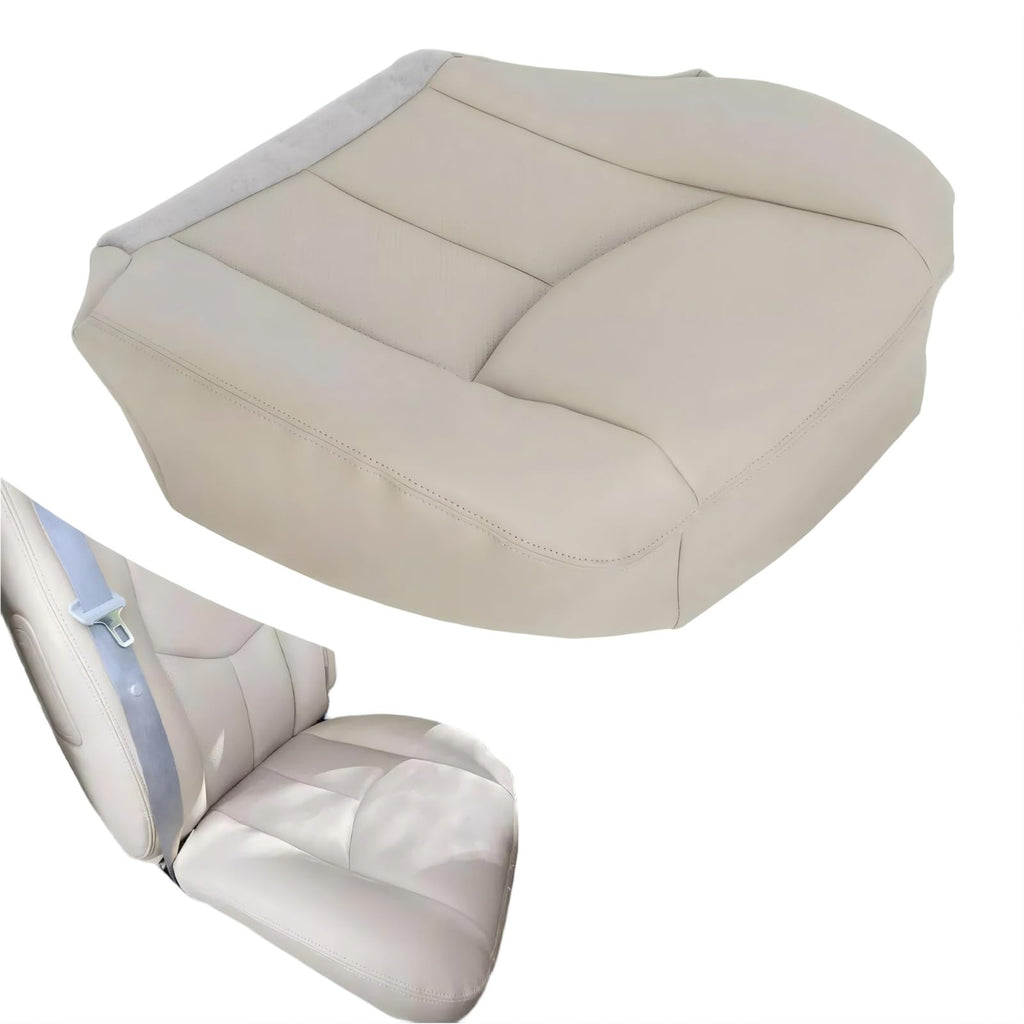 HLV-015 Tan 152 Driver Bottom Perforated Seat Cover，for 2003-2006 Cadillac
