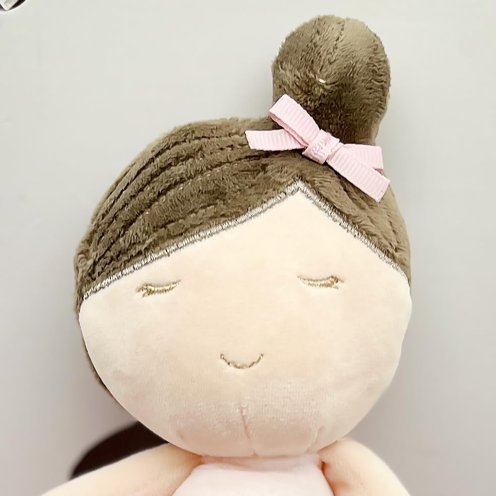 FLUFFYFUN Baby Doll Soft Ballerina Doll Plush 13.7" (Girl)