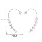 Fanquility 2Pcs Butterfly Earrings Ear Cuffs Non Pierceing Ear Cuff Fake