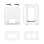 WALI Outlet Shelf Wall Holder, Bathroom Shelf up to 10lbs Standard Vertical