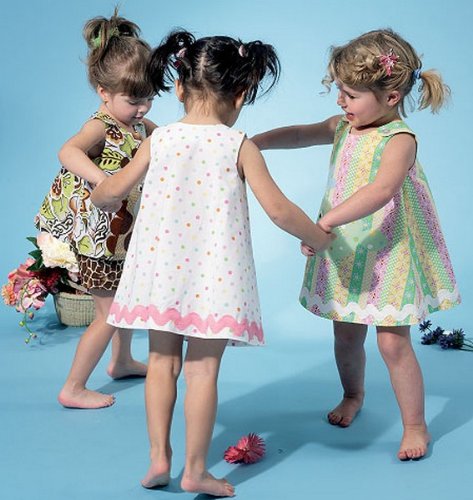 McCall's Patterns M6541 Infants' Top/Dress/Shorts and Applique and Eacutes