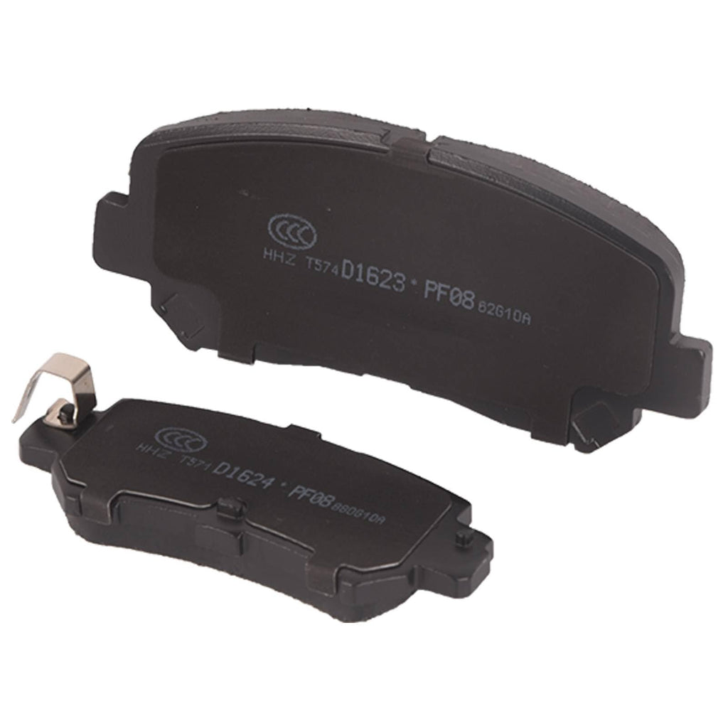 Lewinly 8PCS Front + Rear Ceramic Disc Brake Pads Kit