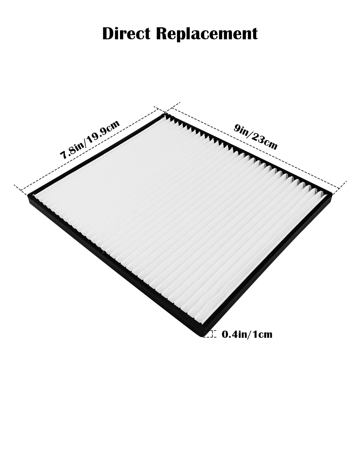 EMIHO Cabin Filter Fit for Kenworth Peterbilt Replace S-9034 S28571 F37-1018