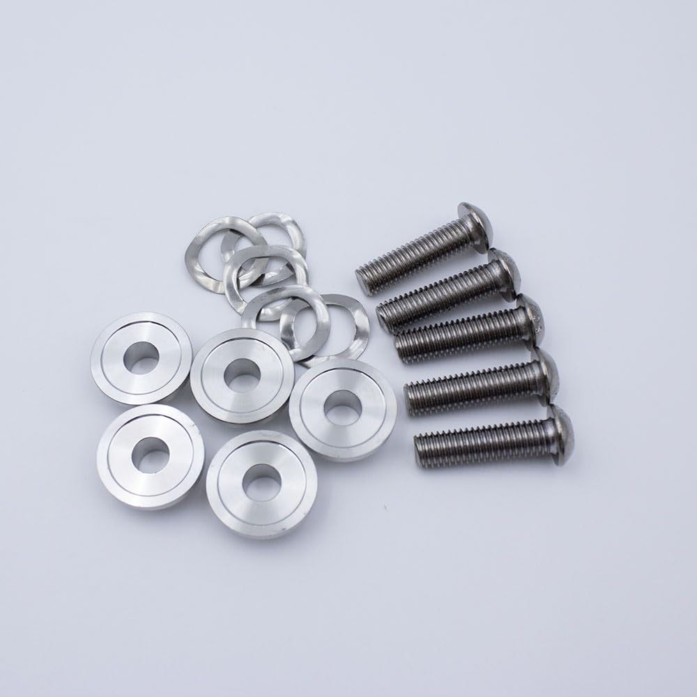YDDVEHI 2X Brake Rotor Bolts Hardwares for Harley Electra Glide Road King Street Glide Road Glide 2009-2023 Enforcer Impeller Wheel Rotor Bolts Washers Hardwares