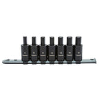 Husky 1/2 in. Drive Hex Bit Impact Socket Set MM (7-Piece) H2DMMHBI7PC