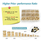 Kadrick 2520PCS Heat Set Inserts & Hex Socket Screw Assortment M2-M5 Black