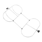 Thonlai Foldable Boat Fenders Holder Rack, 304 Stainless Steel Double Rack with