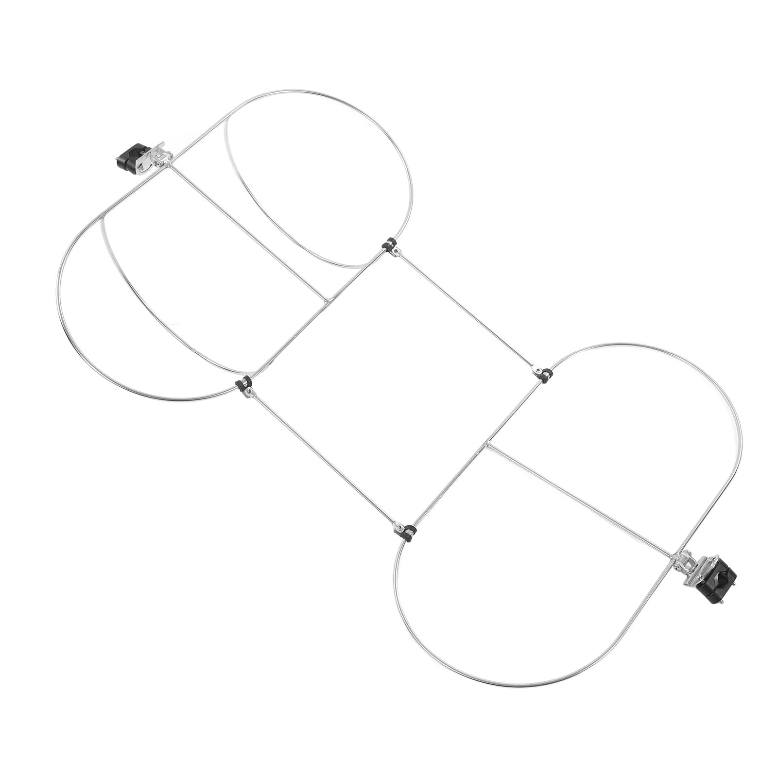 Thonlai Foldable Boat Fenders Holder Rack, 304 Stainless Steel Double Rack with