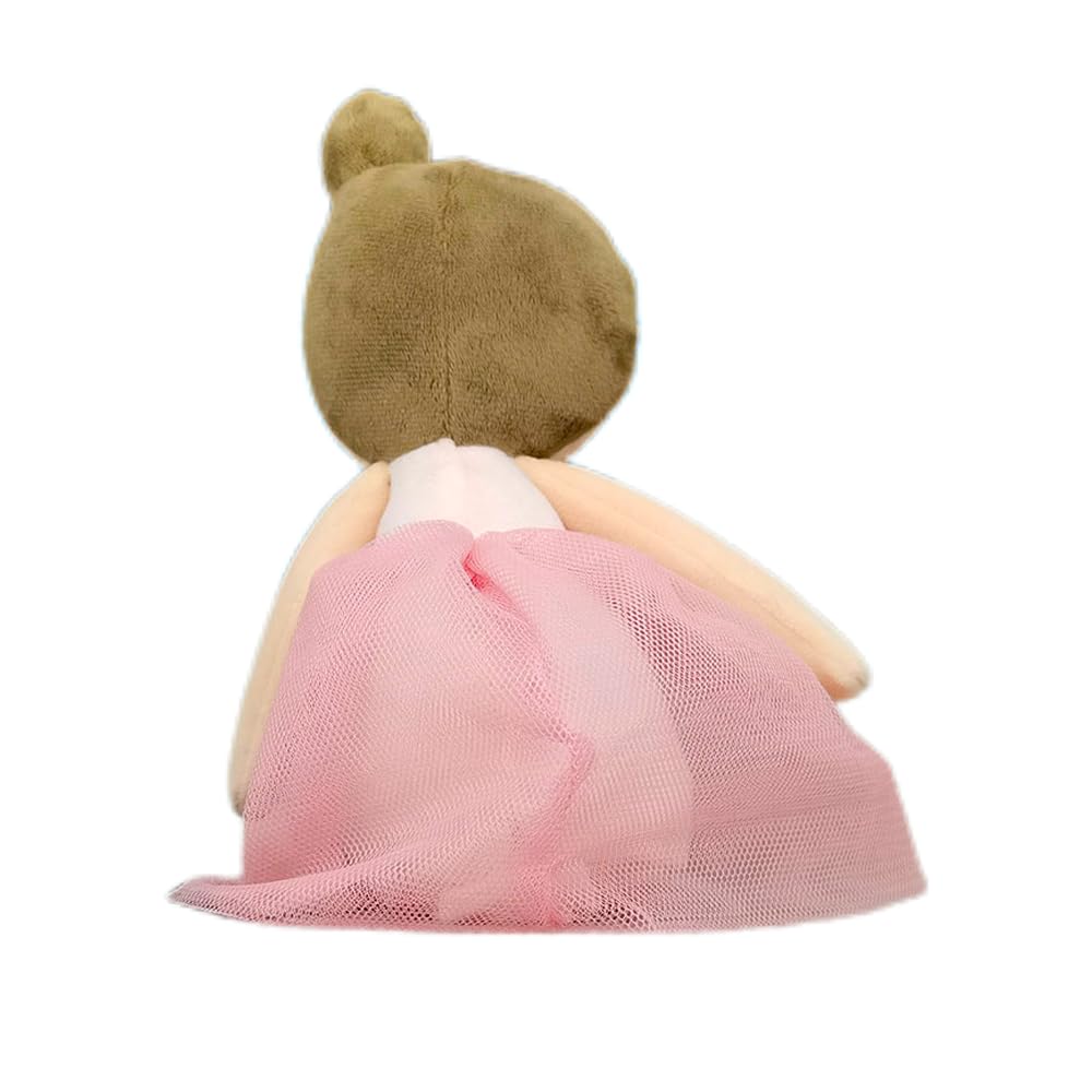 FLUFFYFUN Baby Doll Soft Ballerina Doll Plush 13.7" (Girl)