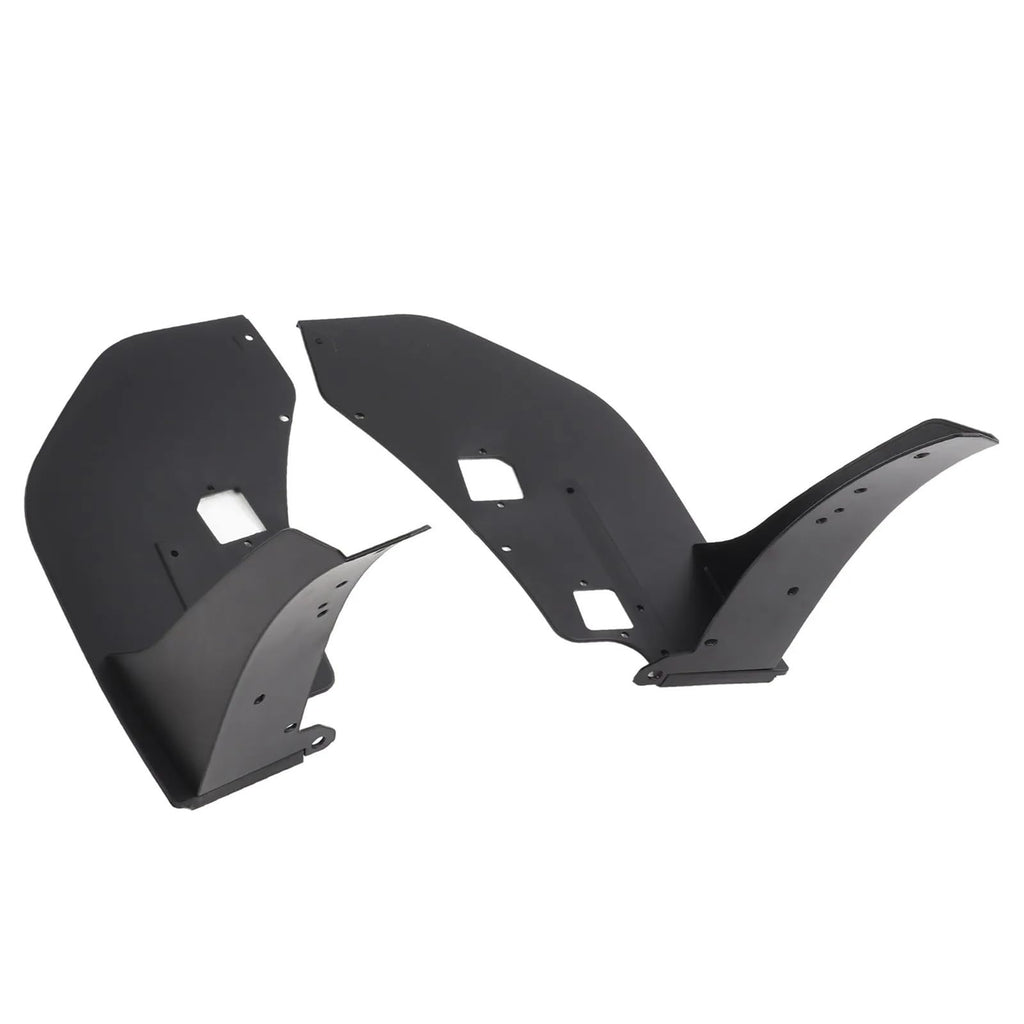 1 Pair of Car Front Bumper Side Corner Spoiler Winglet Splitter Black Prevent