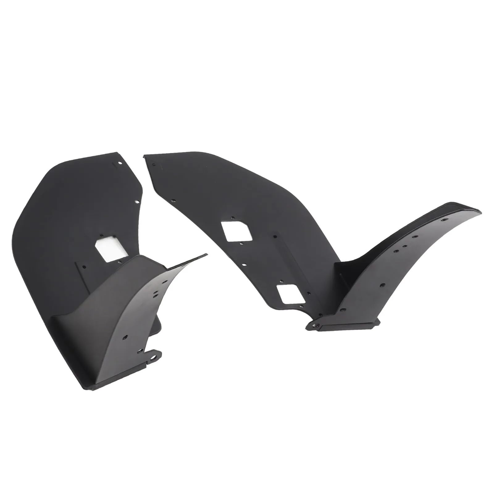 1 Pair of Car Front Bumper Side Corner Spoiler Winglet Splitter Black Prevent