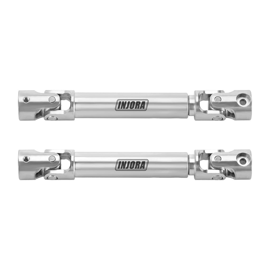 INJORA Stainless Steel Drive Shaft D-Shaped Hole for 1/18 FMS FCX18