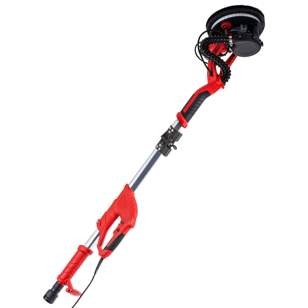 VEVOR Drywall Sander 850W Variable Speed 800-1750RPM LED Vacuum Bag