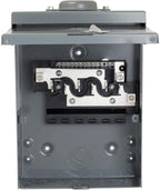 Square D 100 Amp Outdoor Load Center 6 Space 12 Circuit NEMA 3R HOM612L100RB