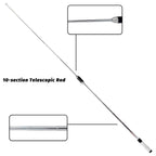 TWAYRDIO RH770 2meter 70cm UHF/VHF BNC Telescopic Antenna Handheld Two Way Radio Extendable Retractable Antenna for Kenwood Uniden Icom Walkie Talkie